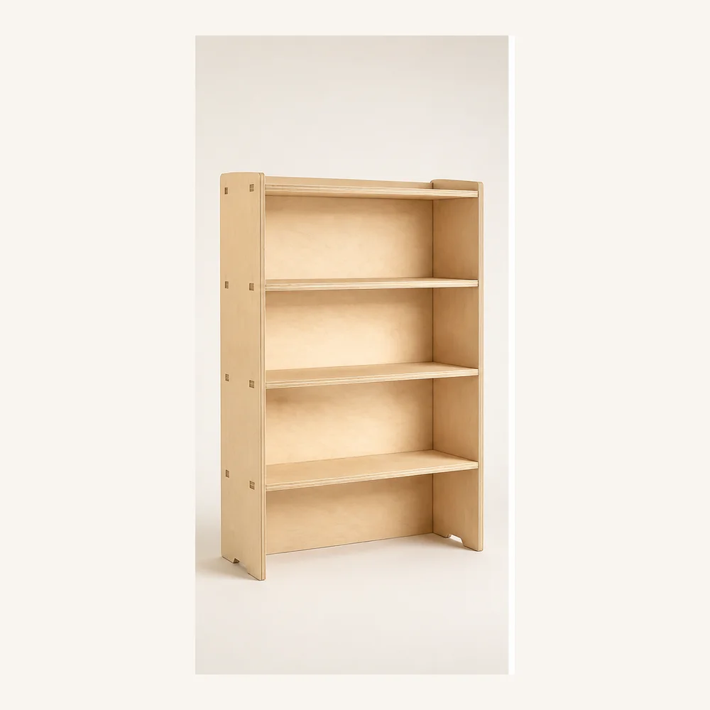 Kệ sách module 4 tầng plywood