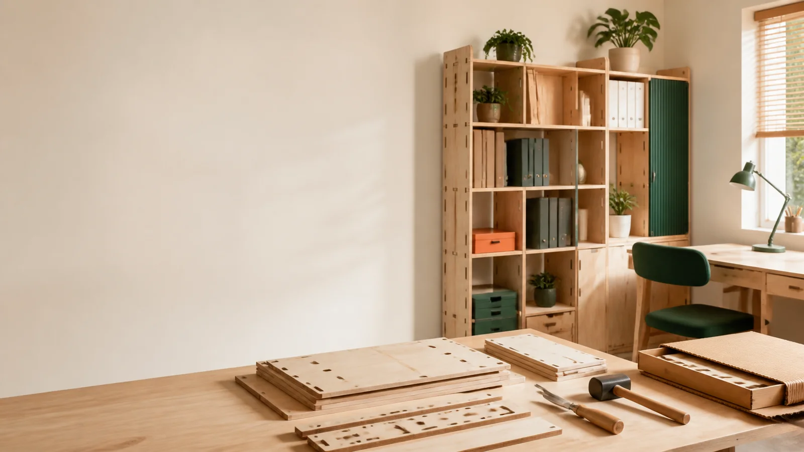 Cắt chuẩn CNC, lắp nhanh tại nhà